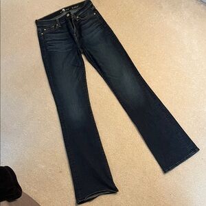 7 For All Mankind Dark Indigo Flare Jeans